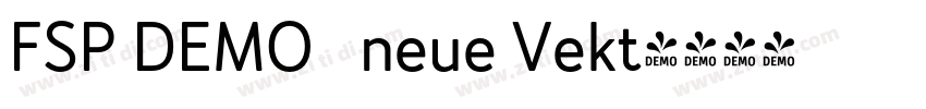 FSP DEMO   neue Vekt字体转换